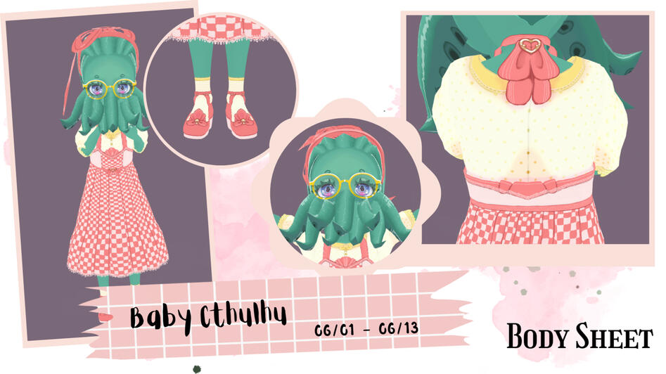Baby Cthulhu Body Sheet