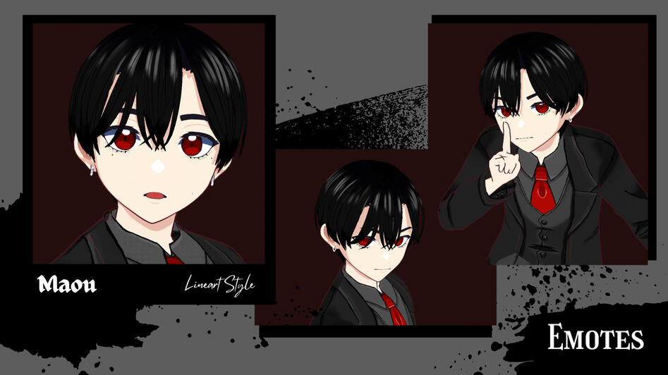 Maou Emote Sheet